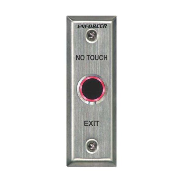 Outdoor No-Touch Sensor with English message, slimline. Adjustable sensing range and rela